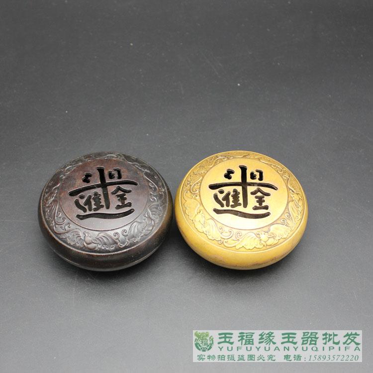 Ancient Play Bronze Ware Imitation Ancient Pure Copper Hollowed-out Engraving Day Into Bucket Gold Mini Small Incense Stove Insert Lavender Stove Home Living Room Hem