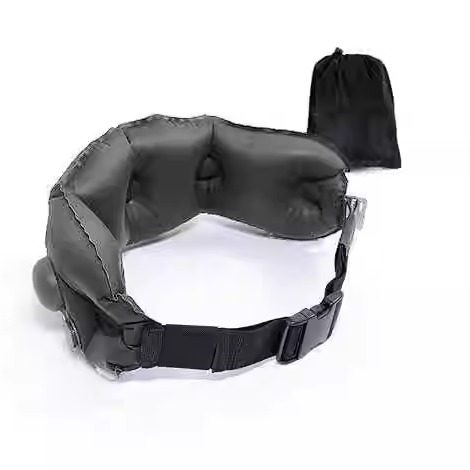 TPU牛奶丝旅行腰靠靠枕旅行枕办公室靠背汽车靠枕护腰带高铁飞机