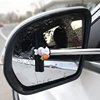 New Product: Doll-Shaped Car Window Accessory, Multifunctional Car Rearview Mirror Snow and Rain Scraper, Cute Retractable Water Scraper and Snow Removal Tool