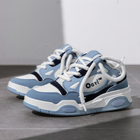 Mens Skateboarding Shoes Platform Casual Footwear Male Retro