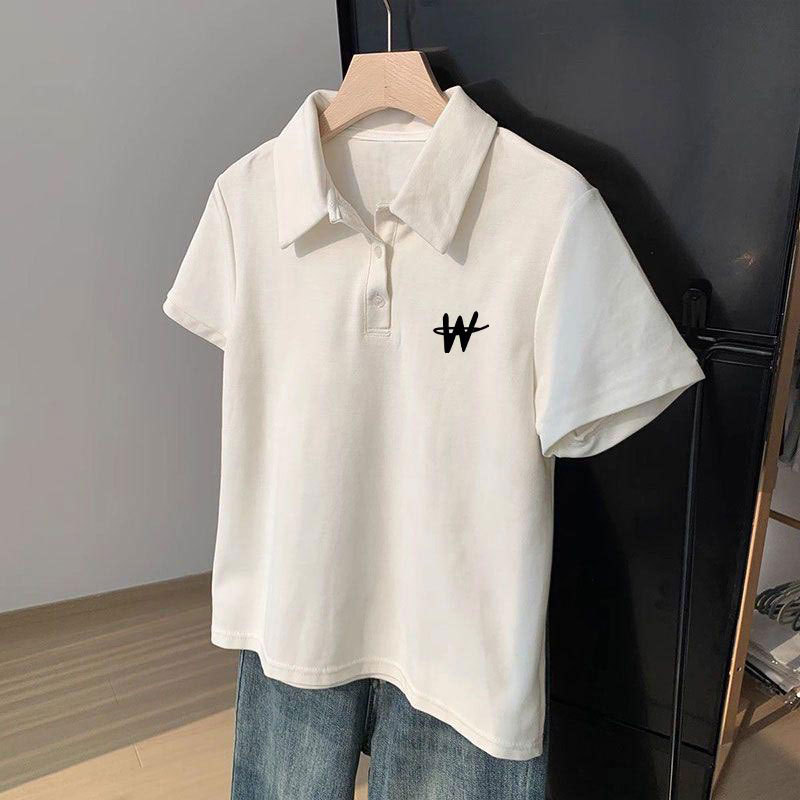 Pure Cotton Polo Shirt Short-Sleeved T-Shirt for Men Summer 2025 New Trendy Brand Loose Half-Sleeve T-Shirt Top Pure Cotton Polo Shirt Short-Sleeved T-Shirt for Men Summer 2025 New Trendy Brand Loose Half-Sleeve T-Shirt Top