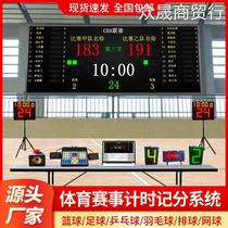 Basketball game stadium software timing and scoring system basketball 24-second timer football electronic scoreboard