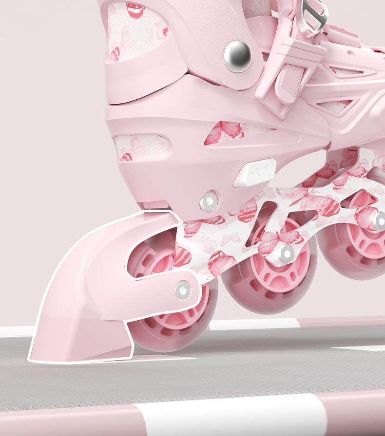 товар из китая 斯威2025新款溜冰鞋女童轮滑鞋儿童6到12岁可调节大小初学者滑冰 Sway