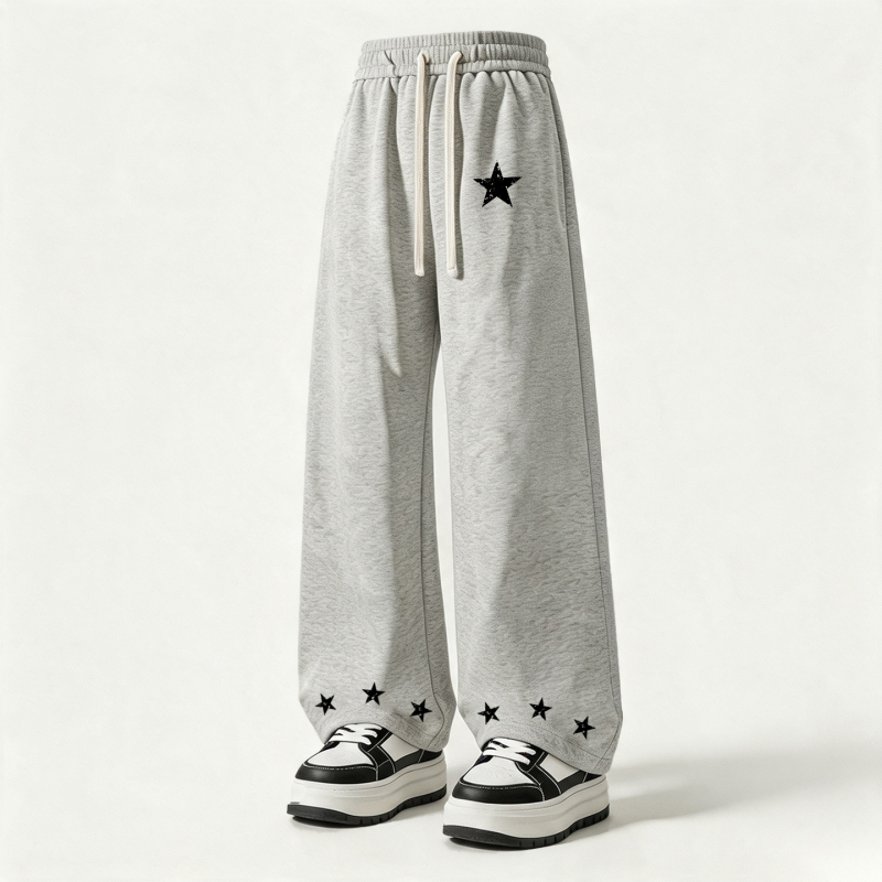 Wassup American-Style Straight-Leg Wide-Leg Drapey Sweatpants Unisex 2026 Autumn Trendy Brand Cleanfit