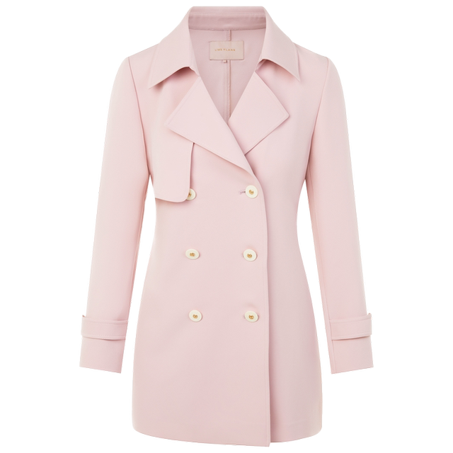 LIME Rhine petite simple lapel trench coat