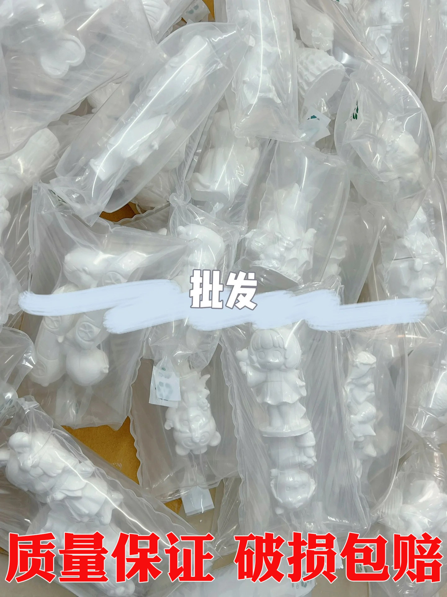 Small Plaster Dolls, Blank White Wholesale, Popular Internet Style, Paintable Figurines, Handmade Graffiti, Stone Dolls for Stall Setup