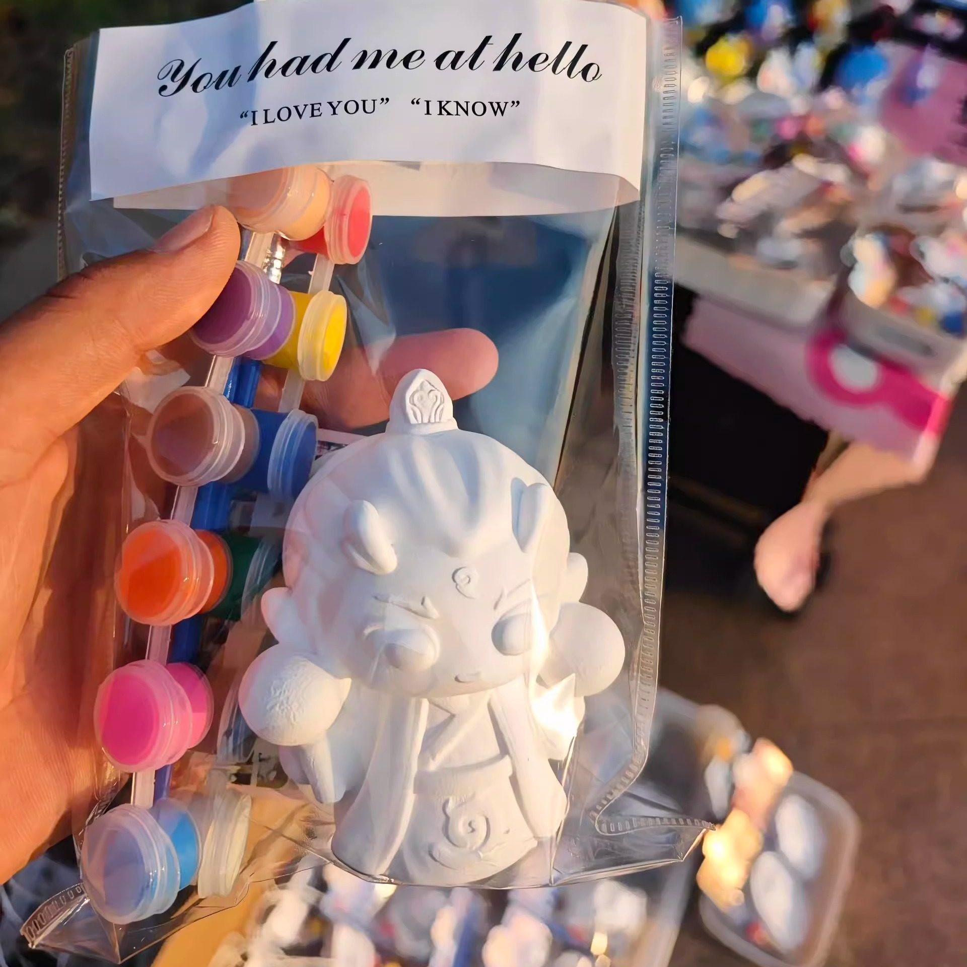 3D Plaster Dolls DIY Hand-Painted 3D Graffiti Wholesale for Stall Sales Student Reward Gifts