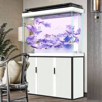 Filtrer filtre Fish Tank 2020 New Fish Tank Living Room Large Type Ultra White Glass Free of Water Floor Home