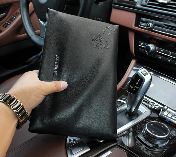 Men Luxury Soft Leather Casual Wind Business Handbags Men's Bags Large Capacity Quality Hand Grip Bag Handbags Men Genuine Leather-Taobao