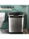 Italian Aisino Smart Sensor Trash Can for Home Use with Lid, Stainless Steel for Bathroom, Kitchen, Living Room