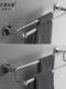 Italian Aisino Thickened All-Copper Towel Rack for Bathroom, No-Drill Installation, Double Rod Bathroom Accessories