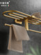 Italian Aisino Light Luxury Bathroom All-Copper Brushed Towel Rack Bathroom Accessory Set Bathroom Storage
