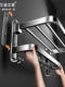 Italy Aimano Bath Towel Rack Bathroom Foldableable Towel Rack 304 Stainless Steel Punch-Free Removable