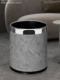 Italian Aisino Household Trash Can for Living Room, Modern Minimalist Kitchen, Bedroom, Bathroom, Creative and Light Luxury