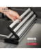 Italian Aisino 304 Stainless Steel Kitchen Sink Drain Rack Foldable Vegetable Washing Dishwashing Sink Filter Storage