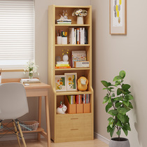 Simple bookshelf household bookcase floor-standing storage rack multi-functional living room storage cabinet storage rack student home wall