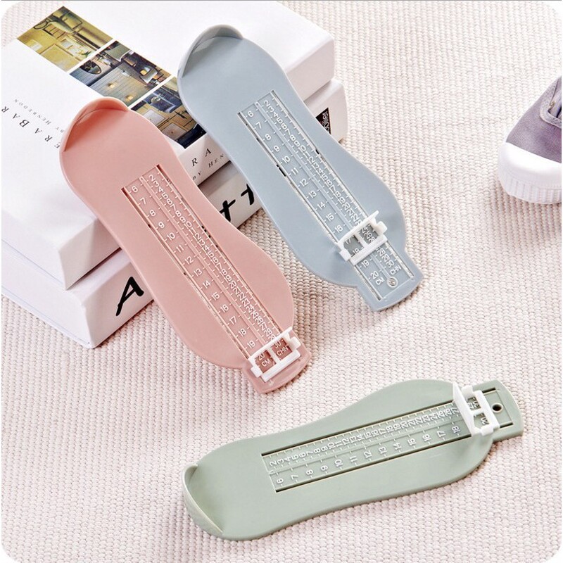 Baby Foot Measurer, Children's Shoe Length Measuring Ruler, Infant Shoe Size Measuring Tool for 0-8 Years Old, Shoe Buying Tool for Home Use
