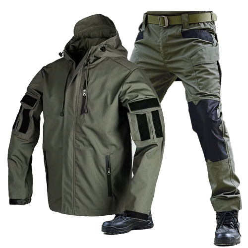 Дорожный тактический камуфляжный комплект, ветрозащитная водонепроницаемая альпинистская куртка для работы