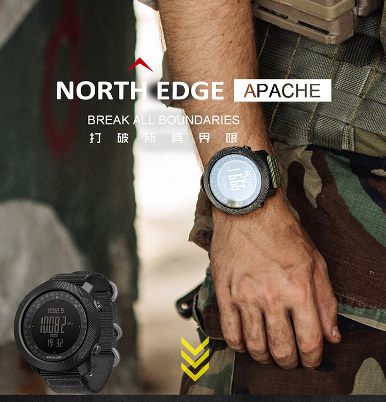 Russian Military Military Military Wind Tactical Watch Male Outdoor Multi-functional Mountaineering Sports Special Waterproof Electronic Watch-Taobao