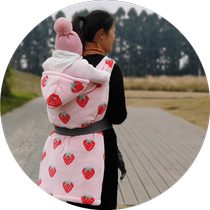 Baby back old-fashioned sling Sichuan traditional autumn and winter sling front and back dual-use baby outing simple sling bag