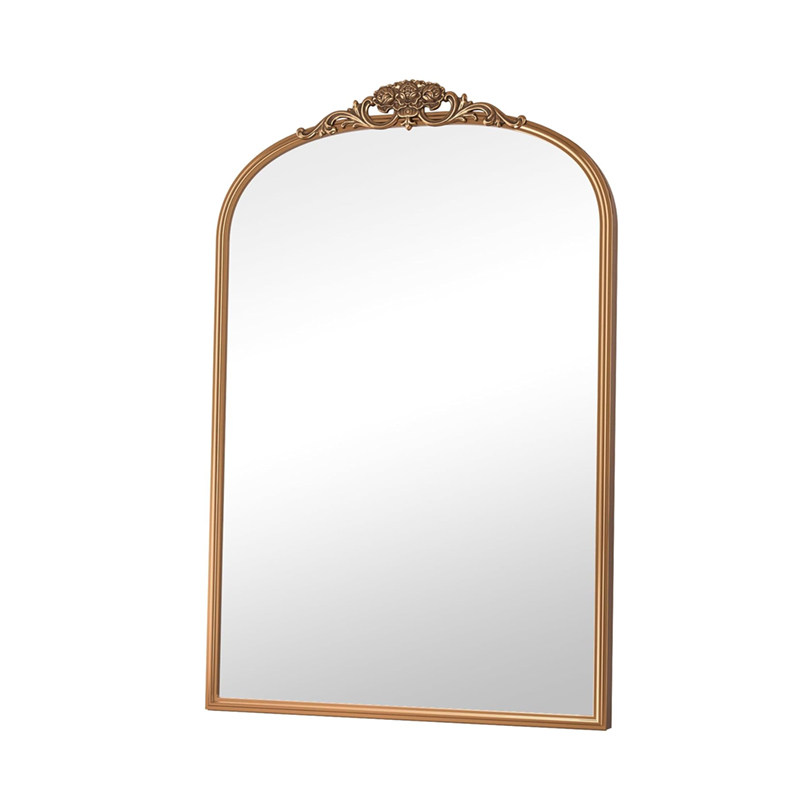 法式化妆镜卫生间挂墙浴室镜子美式台面智能梳妆镜欧式复古装饰镜详情4