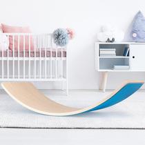 Wooden balance seesaw childrens educational sensory training balance beam yoga practice bending board Amazon hot sale