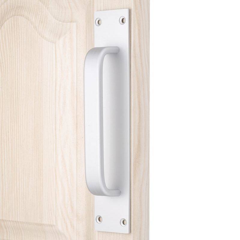 No-Drill Door Handle Aluminum Alloy Door Pull Handle Glass Door and Window Plastic Steel Balcony Door Sliding Door Handle Cabinet Door