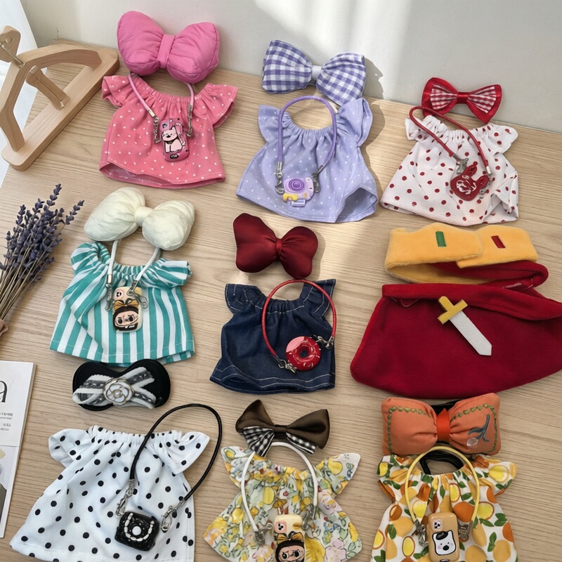 Labubu Grandpa Cow, Breezy Town Residents' Universal Doll Clothes, Natasha Clothes, Bags, Clothes, Skirts, Bow Ties