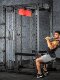 Squat Rack High and Low Pull-Up Bird Bench, Bird Bench Integrated with Fitness Rack, Special Accessories, Leg-Blocking Integrated Adjustable Type