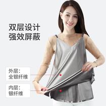 lMeikang Douchen anti-pregnancy ejaculation clothing maternity clothing upper radiation class clothing women anti-radiation belly wear four seasons M