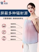 l Radiation protection clothing silver maternity clothing fiber radiation protection sling spoke apron wear it inside the apron class four seasons style M