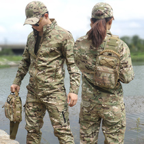 2023 New CP Camouflage Suit Genuine Outdoor Tactical Uniform Military Fan Instructor Jacket Slim Work Clothes