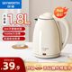 创维1.8L大容量电热水壶家用自动断电烧水壶泡茶煮水不锈钢开水壶