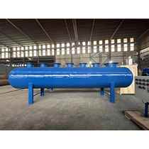 Water distributor central air conditioning floor heating pipe water circulation distributor water distributor carbon steel stainless steel branch cylinder