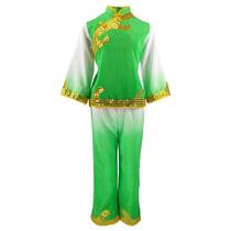 新款秧歌服女套装中老年民族扇子舞蹈演出腰鼓打鼓表演广场舞服装