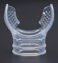 Diving mouthpiece disposable universal chewing gum deep diving second stage fully dry snorkeling breathing tube silicone scuba accessories