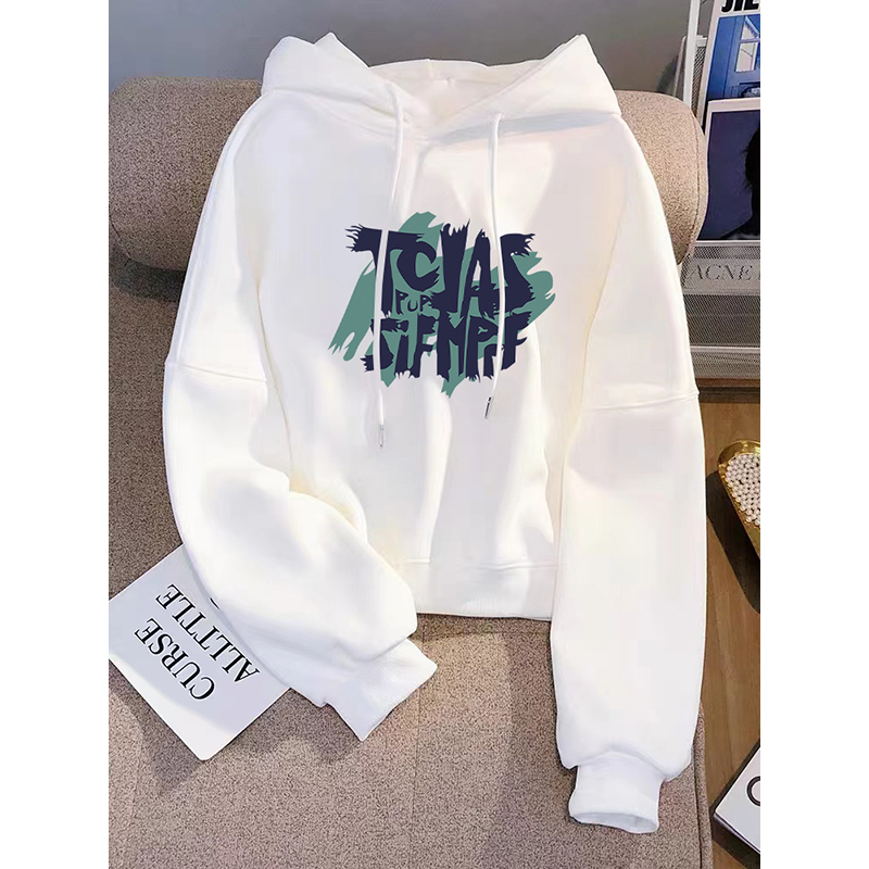 Hooded Sweatshirt for Women, Loose Fit, 2026 Autumn and Winter New Korean Style, Casual and Versatile Short Jacket for Petite Figures, Trendy