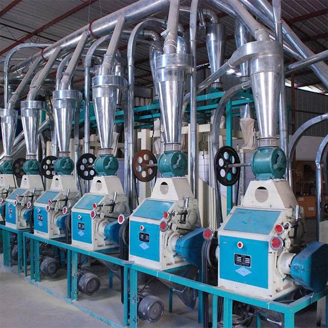Small 20-ton flour processing complete set of equipment and process diagrams 30-ton flour mill wheat flour making machine
