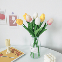 ins Nordic simulation bouquet Tulip delivery vase room decoration table coffee table fake flower ornaments photo props