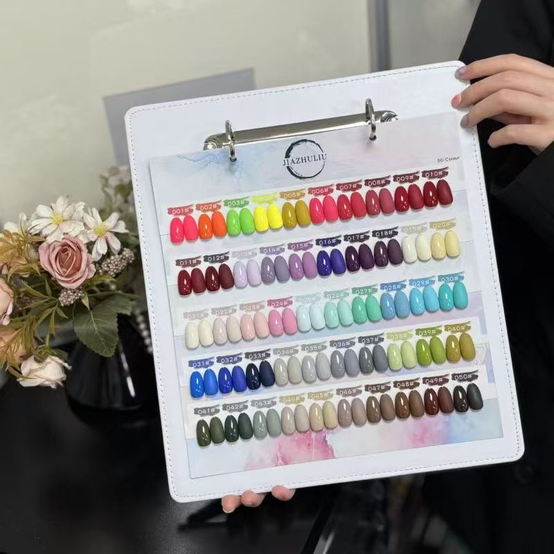 Mainstream 50-Color Canned Multi-Functional Color Gel Solid Color Series with Large Set of Color Swatches