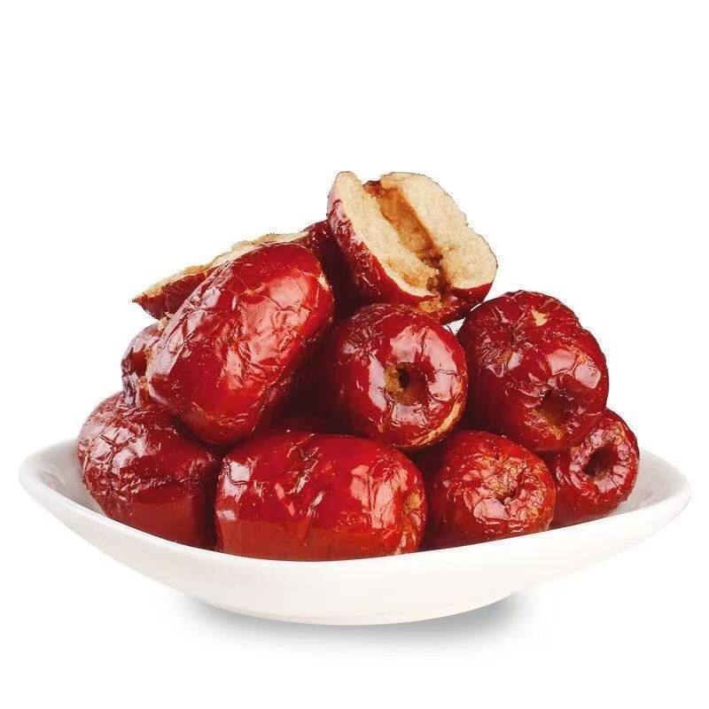 Pitted Crispy Dates, Individually Packaged Snacks, Whole Box of Gray Dates, Xinjiang Red Dates, Satisfying Snacks, Ready-To-Eat Large Crispy Dates