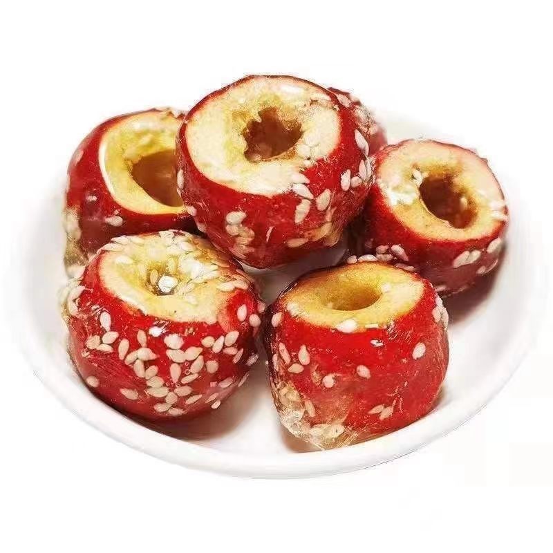 Freeze-Dried Candied Haws, Old Beijing Flavor, Seedless Hawthorn, Independent Small Package Snacks, Hollow Cored Hawthorn