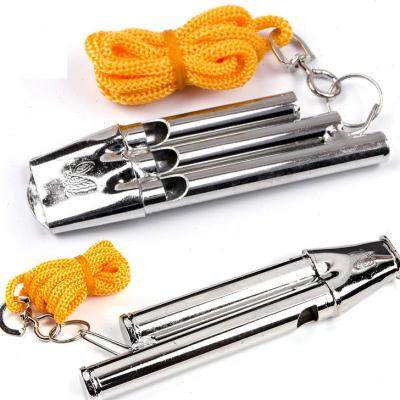 Upscale basketball Referee Whistles Double Sound Whistle Triple Sound Whistle Whistle Stainless Steel Basketball Match Metal Referee Whistle