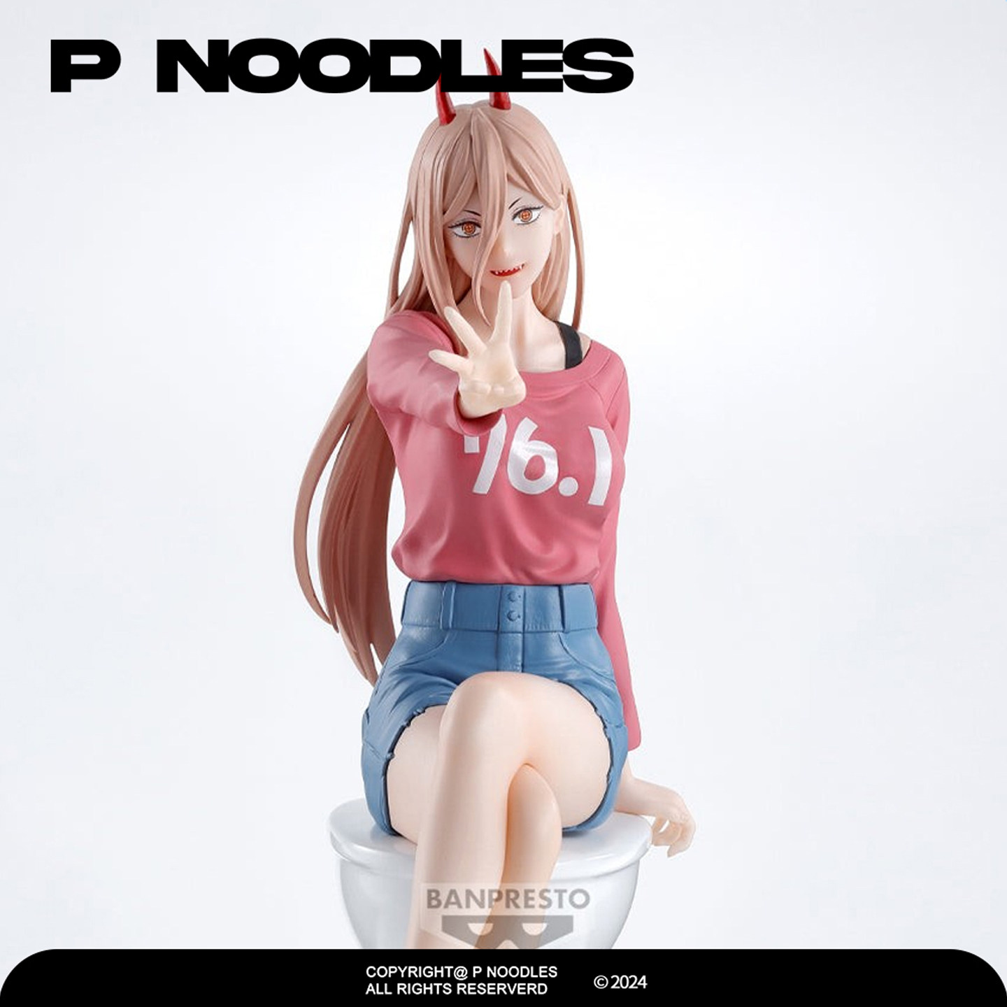 Genuine Eyewear Factory In-Stock Chainsaw Man Pawa Blood Demon Figure Display Model Anime Gift