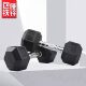 Men's Home Gym Fixed Cast Iron Dumbbell Commercial Grade 2.5-50.6kg Angle-Coated Solid 60kg