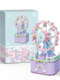 Carousel Ferris Wheel Assembly Small Particle Building Block Toy Music Box Gift for Girls and Best Friends, High Difficulty