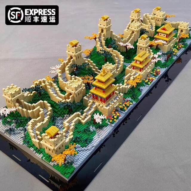 Suitable for Le2025 New Model Gaolele Great Wall High-Difficulty Building Blocks, 18-Year-Old Educational Assembly High-Difficulty Challenge