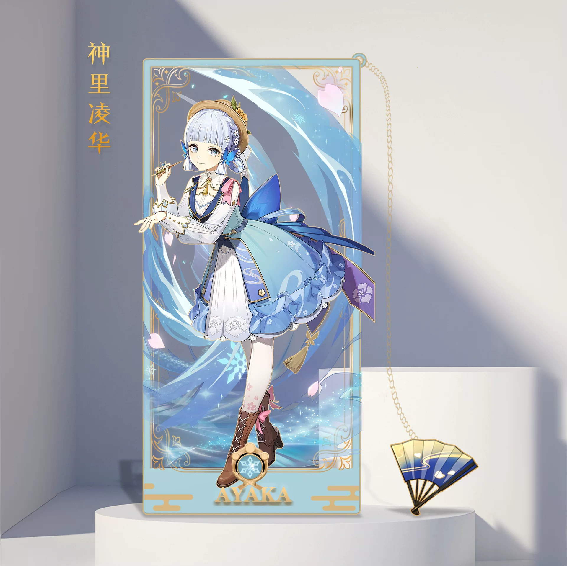 Закладки из металла по игре Genshin Impact, подарки студентам, двумерная игра Funina, Насида, стоящая карточка