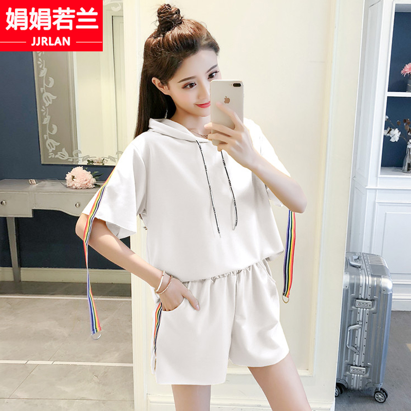 hoodie and shorts girl
