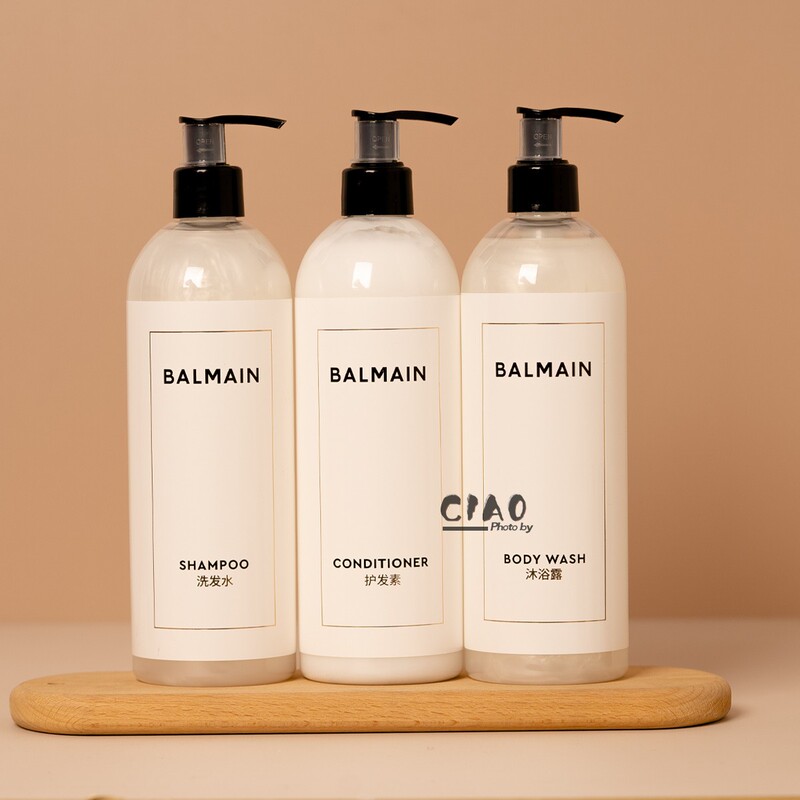 Grand Hyatt Balmain Hotel Line Shampoo, Conditioner, Shower Gel, Moisturizer 475ml